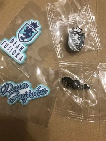 딘 후지오카 Lucky Draw 러버 스티커 핀즈 4종 컴프