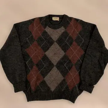 L.L.Bean 울 스웨터 아가일