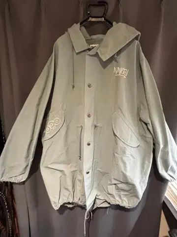 [ 9090 ] Angel Snow Parka 나일론 자켓 더스티 블루