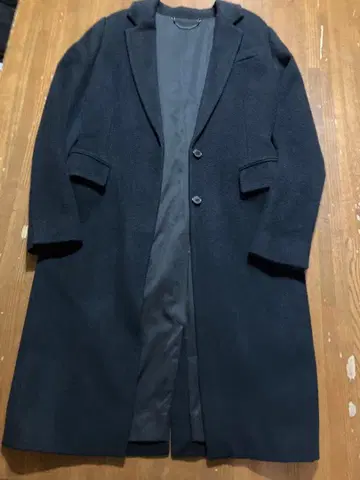 올세인츠 다크 체스터 코트 UK8 블랙