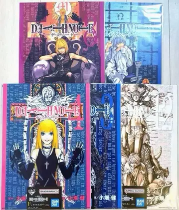 데스노트 제일복권 F상 클리어 포스터 5종