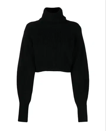 GAUGE81 크롭 롤넥 니트