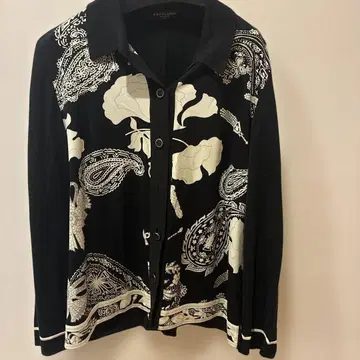 LEONARD 꽃무늬 긴팔 가디건