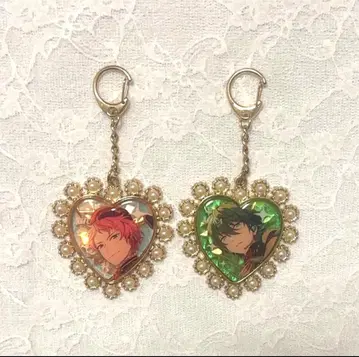 [ 익명 배송 ] 앙스타 아츠키 슈 카게히라 미카 하트 비쥬 키링