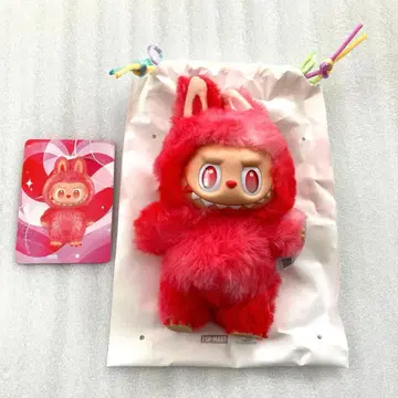 정품 POP MART LABUBU 러브브 에너지 love 사랑 빨간색