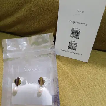 진주 귀걸이 스테인리스 소재 일본산 크리스마스 선물