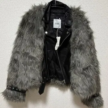 택 포함 미사용 새상품 레이어드 에코 퍼 라이더스