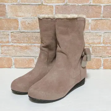 [ 새상품급 ] Jelly Beans 숏부츠 퍼(M) 보아 리본