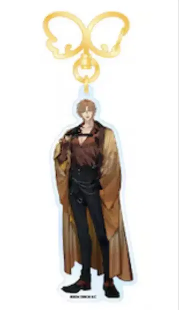 몽환루와 잠 못 드는 나비 아크릴 키링 나루가미 라이