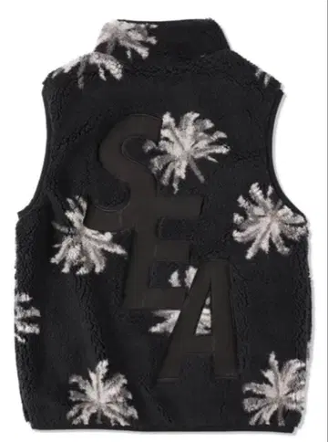 WDS PALM TREE (PATTERN) FLEECE VEST