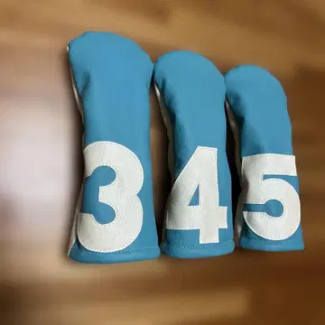 골프 헤드커버 유틸리티용 3개 세트 인조 가죽 핸드메이드