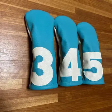 골프 헤드커버 유틸리티용 3개 세트 인조 가죽 핸드메이드