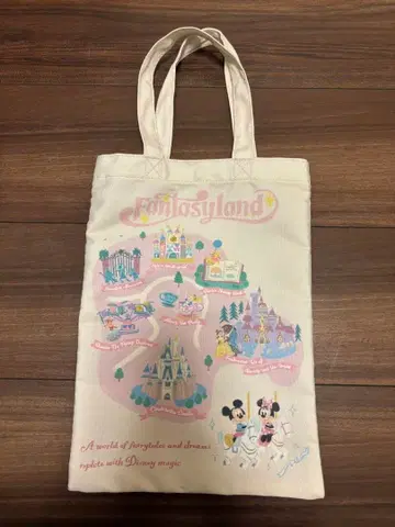 도쿄 디즈니 리조트 랜덤 토트백 판타지랜드