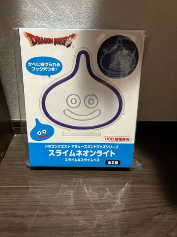 드래곤 퀘스트 슬라임 네온 라이트 파랑