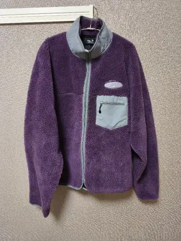 FEELS. 보아 플리스 자켓 퍼플 XL