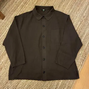 UNIQLO 밀라노 리브 셔츠 가디건 3XL