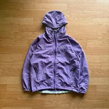 레어 montbell 테크 쉘 재킷 y2k 크롭 기장 자수