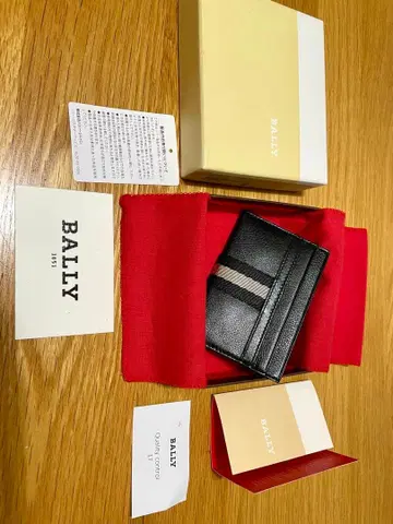 BALLY 가죽 카드 케이스 미사용 새상품 공식 매장 구매