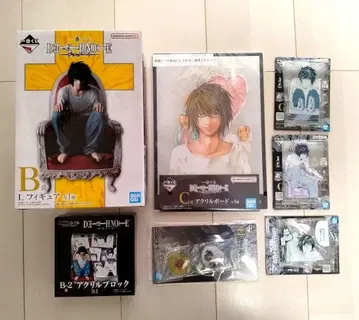 [ 미개봉 ] 제일복권 데스노트 B상 L 피규어 아크릴 세트