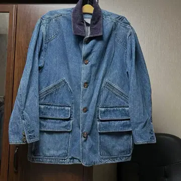 90s NIKOATA DENIM 데님 커버올 사이즈 L