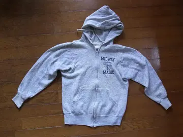 항공모함 MIDWAY MAGIC 그레이 풀 집업 후드티 S