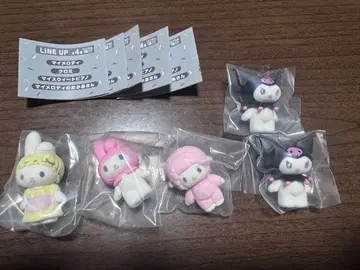 마이멜로디 & 쿠로미 플로키 피규어 세트