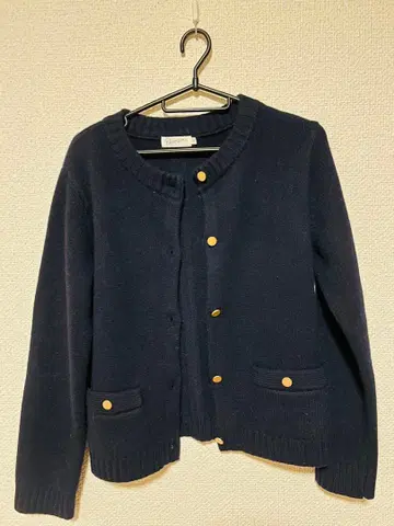 울 캐시미어 가디건