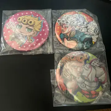 죠죠의 기묘한 모험 죠르노 캔뱃지 3개 세트