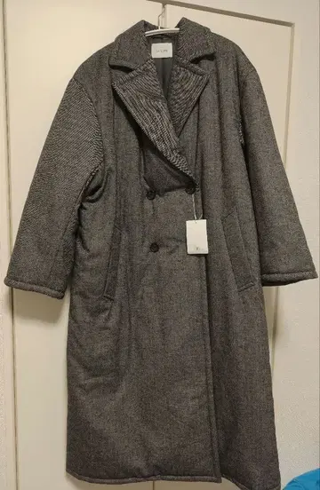 jilgrace 질그레이스 패디드 롱 코트 size 2 그레이