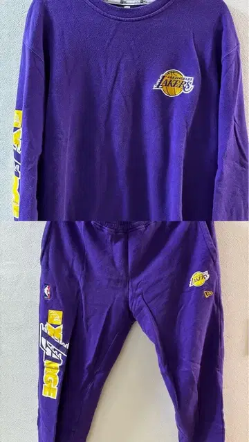 [ 최저가 ] XLARGE New Era Lakers 콜라보 맨투맨 셋업