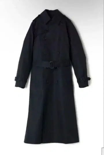 HYKE 트렌치코트 레귤러핏 1 네이비