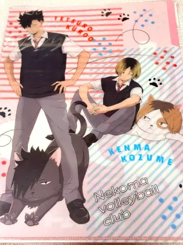 하이큐 쿠로오 테츠로 코즈메 켄마 3포켓 클리어 파일