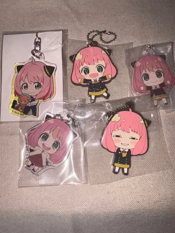 아냐 아크릴 키링 5개 세트