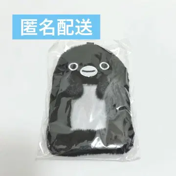 JR Suica 펭귄 봉제 인형 사진 카드 홀더 패스 케이스