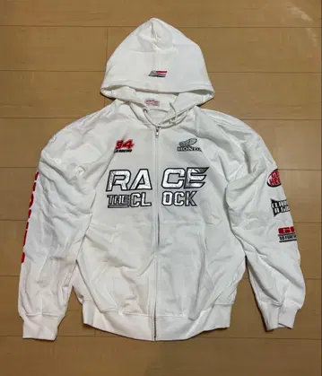 Honda Race the Clock 지퍼 후드티