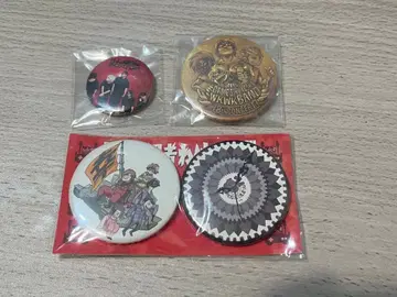 게임 실황자 와쿠와쿠 밴드 캔뱃지 세트