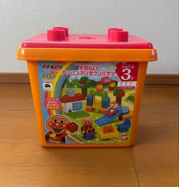 블록 라보 즐거운 호빵맨 타운 버킷