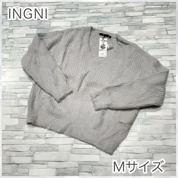 잉그 INGNI M 사이즈 그레이 니트 스웨터 워셔블 니트