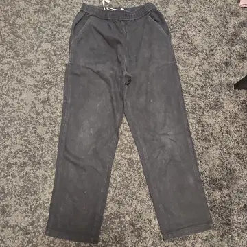 BACKERS 블랙 페이드 유 이지 팬츠