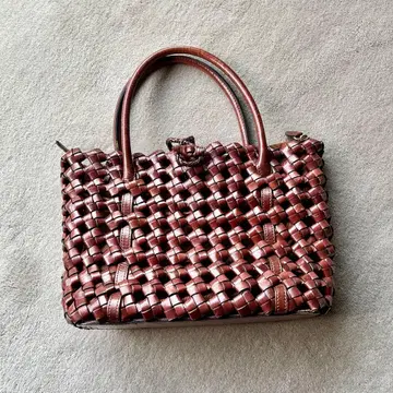 sanpo 가죽 핸드백