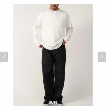 OVY Japan Black Baggy Denim Pants black