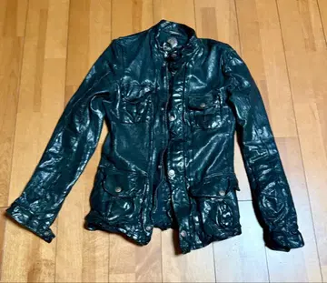 SANTACROCE 가죽 자켓 XS 산타크로체