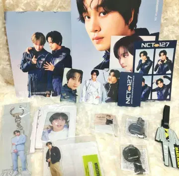 NCT127 dream 해찬 부채 아크릴 스탠드 슬로건 굿즈 모음