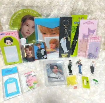 NCT WayV 텐 부채 아크릴 스탠드 트레이딩 카드 굿즈 묶음 판매