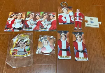 판타 사와모토 나츠키 트라킨 산타 아크릴 스탠드 비쥬얼 카드