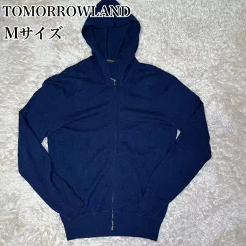 [ 새상품급 ] TOMORROWLAND 울 후드 후드티 M 네이비