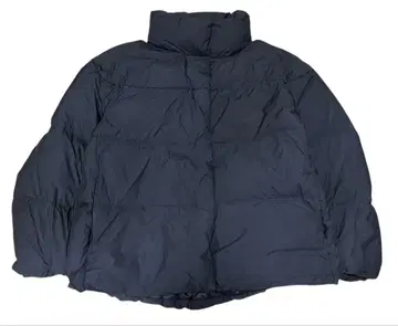 유니클로 파우더 소프트 다운 자켓 블랙