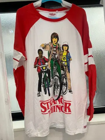 기묘한 이야기 롱 T셔츠 XL 롱티