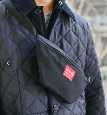Manhattan Portage BEAMS 콜라보 바디백 블랙