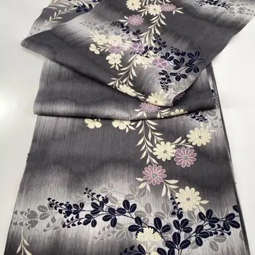 유카타 원단 12m 그레이 그라데이션